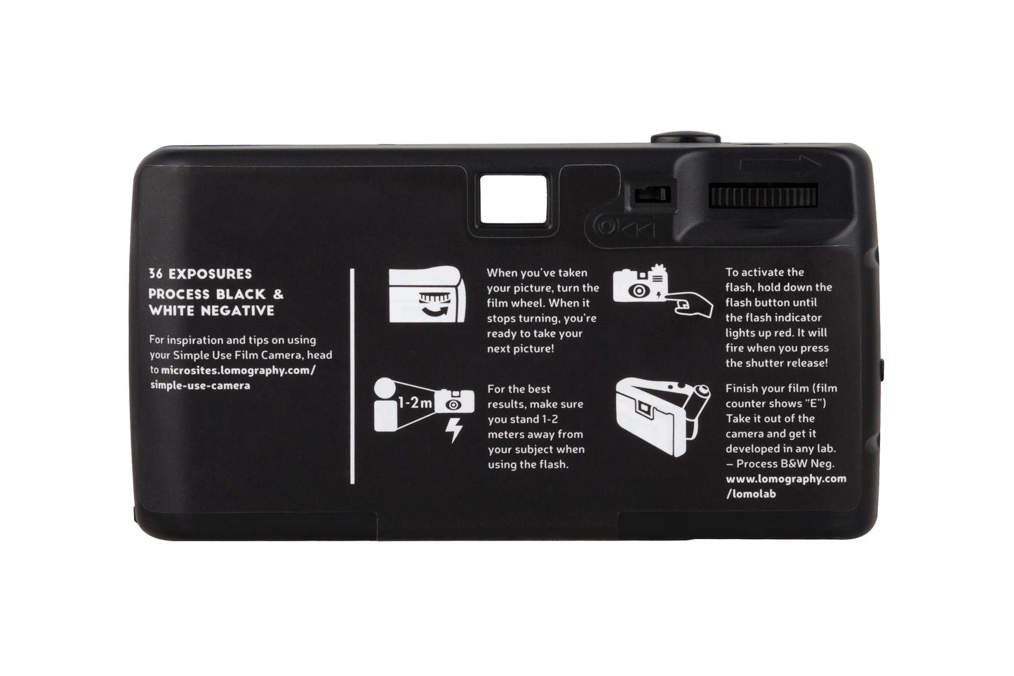 Lomograpy Svarthvít myndavél