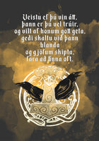 Hávamál plakat